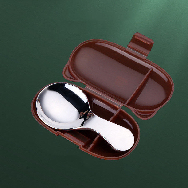 Babias Stainless Steel Baby Spoon – Smooth Round Feeding Spoon for Kids, Coffee & Dessert