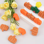 Babias baby pumpkin silicone teether beads for teething relief