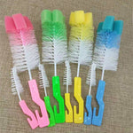 Babias Silicone Baby Bottle Brush Set – 360° Baby Bottle Cleaning Brush & Straw Scrubber