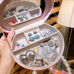 Babias Princess Baby Jewelry Gift Set – Cute Cartoon Hair Clips & Headdress Box for Little Girls