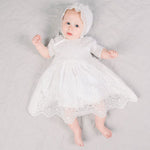 baptism dress for baby girl satin lace – christening dress baby – baby girl baptism gown