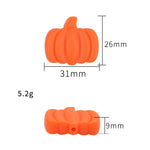 Babias pumpkin molar beads soft silicone teether for babies