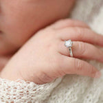 Babias rhinestone newborn baby ring prop for photography