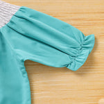 Babias bubble outfits for baby girl spring checkered romper