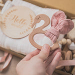 unique baby shower gifts newborn toy set peach