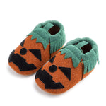 Babias Baby Pumpkin First-Step Shoes – Halloween Slip-On Canvas For Babies