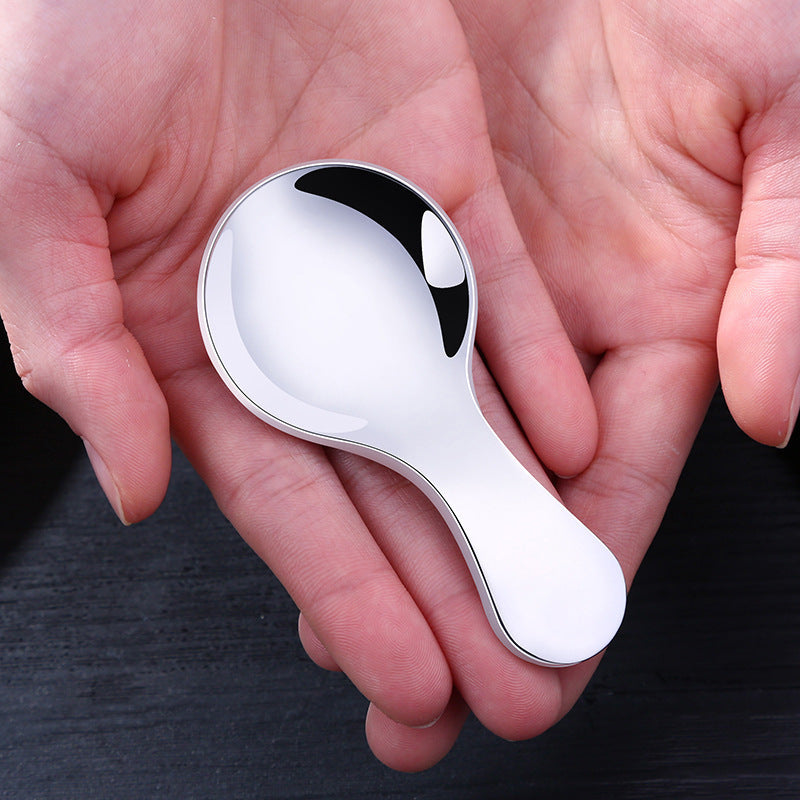 Babias Stainless Steel Baby Spoon – Smooth Round Feeding Spoon for Kids, Coffee & Dessert