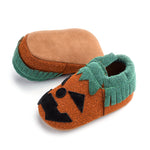 Babias Baby Pumpkin First-Step Shoes – Halloween Slip-On Canvas For Babies