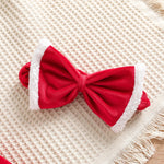 Child Girl Christmas Dress & Headband Suit | Baby Girl Christmas Dress Outfit – Babias