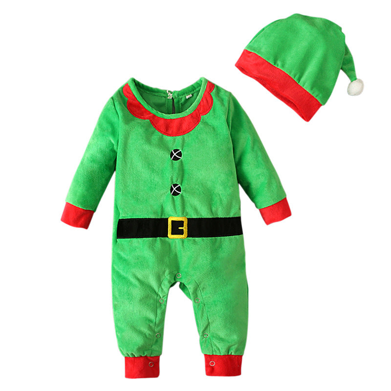 baby santa hat romper set – christmas romper for babies – santa outfit newborn