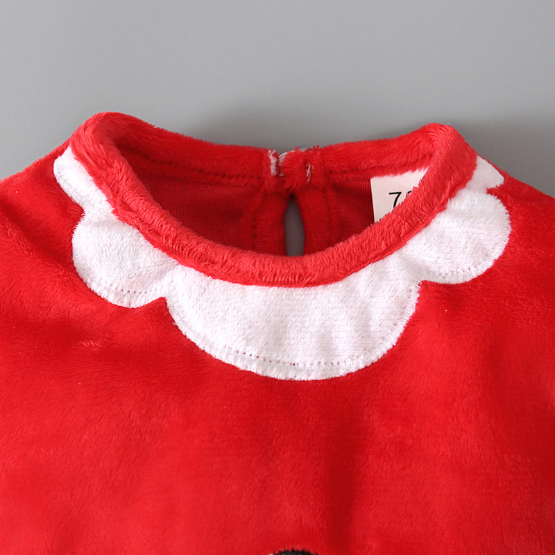 baby santa hat romper set – christmas romper for babies – santa outfit newborn