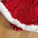 Red Christmas Romper for Baby Girl