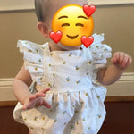 baby bubble romper honeybee design babias